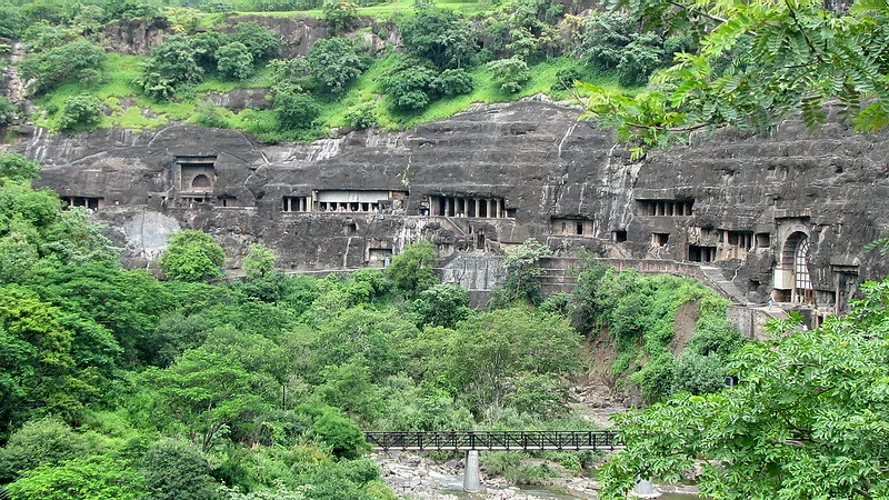 Best places to visit in India Number 7 - Ajanta Caves