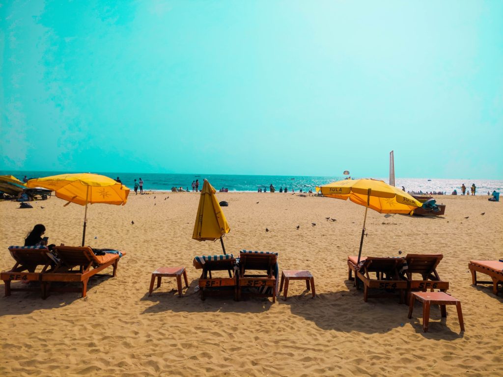 Best places to visit in India Number 6 - Goa beach.