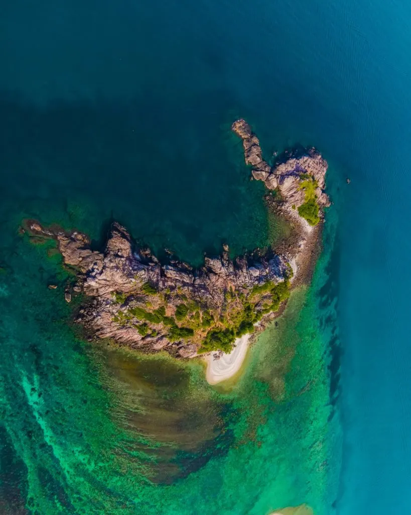 Aerial View of Redang Island.
