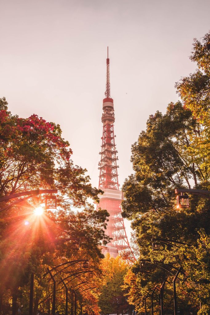 Places to include in your Japan itinerary Number 1 - Tokyo Tower.