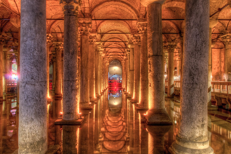 Best places to visit in Turkey Number 17 - Bascillica Cistern.
