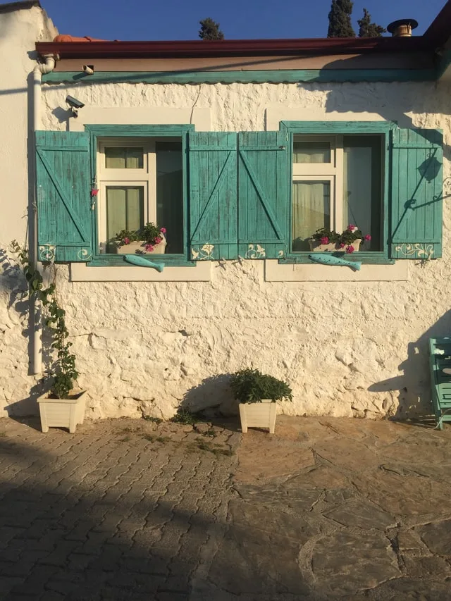 Photo of a vintage house at Datca.