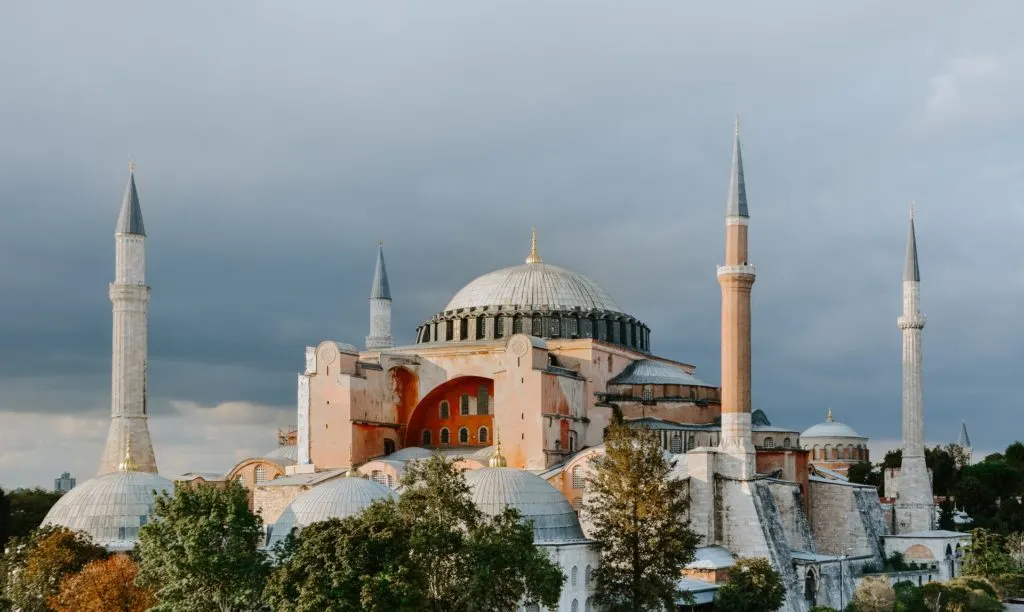 Best places to visit in Turkey Number 2 -Iconic Hagia Sophia in Istanbul, Turkey.