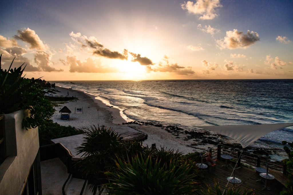 Must see places in Mexico Number 10 - Tulum beach.