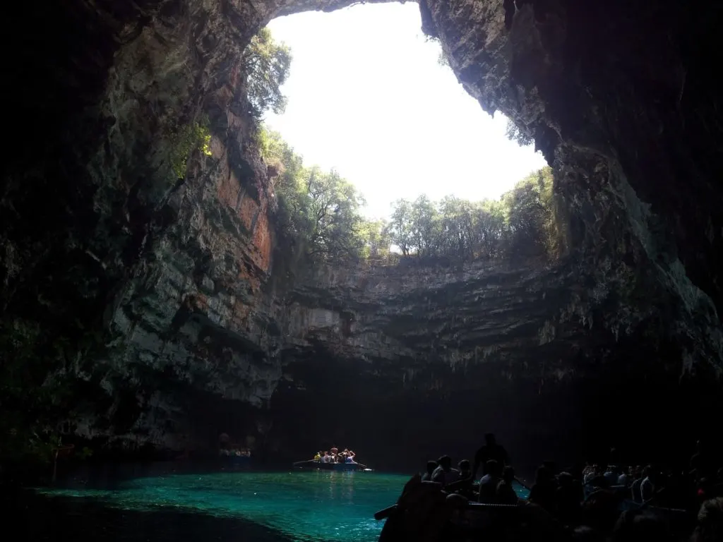 Best places to visit in Greece Number 4 - Melissani Cave