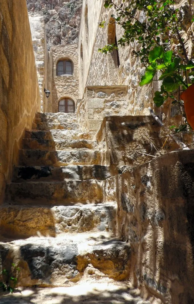 Photo of Stone stairway at Peloponnese.