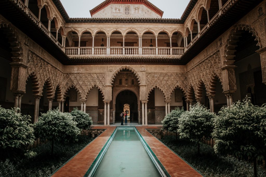 Photo of interior at Royal Alcazar of Seville