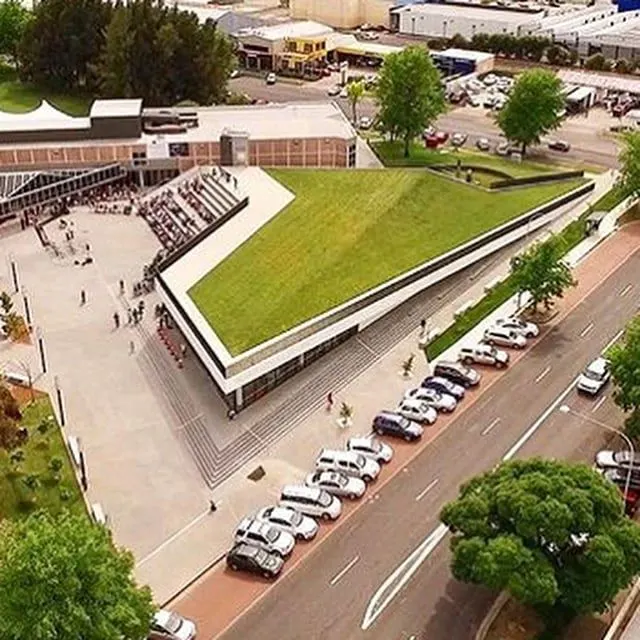 Aerial Photo of the Orange Visitor Center