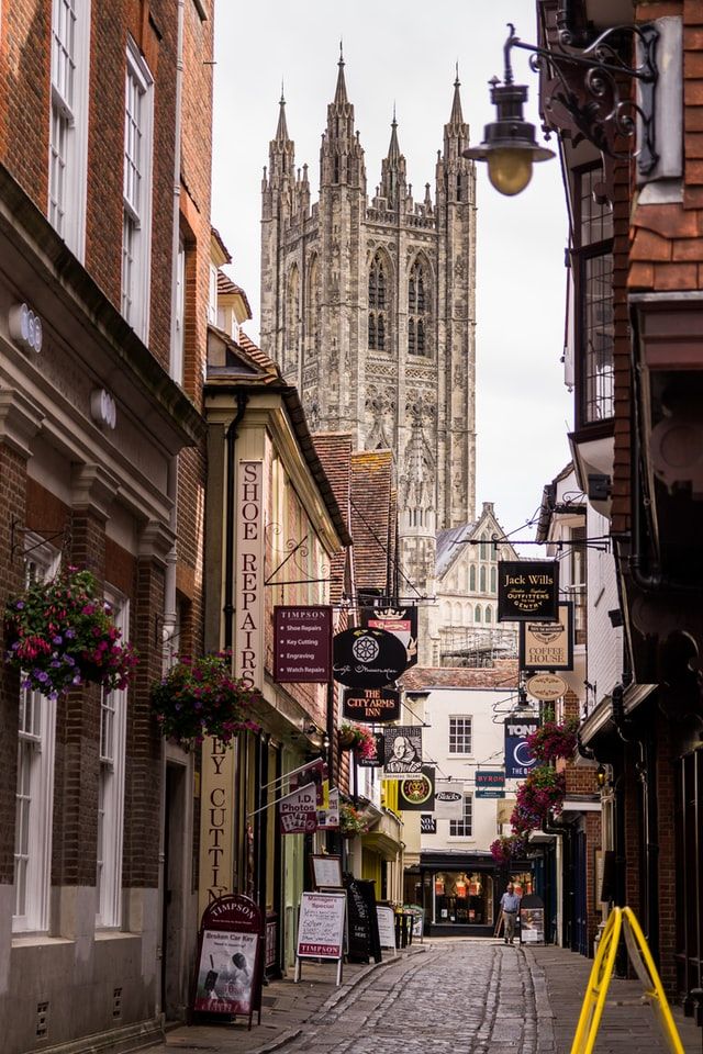 Photo of Canterbury Cathedral from the City