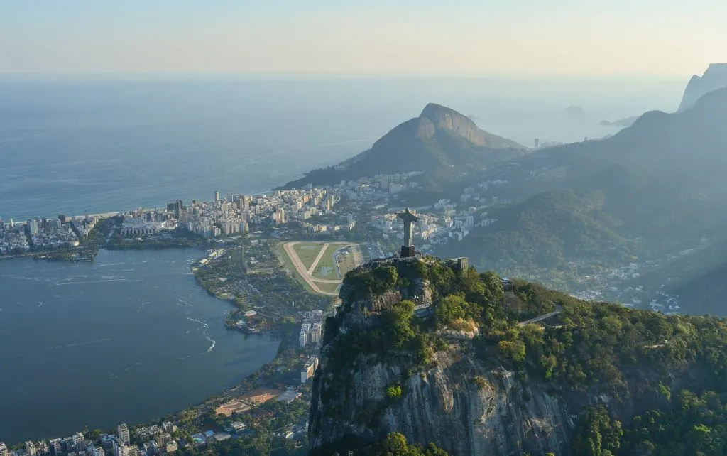 Aerial photo of Christ The Redeemer