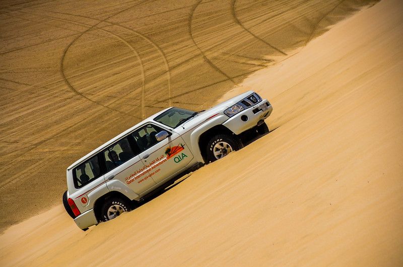 Dune Bashing in Qatar