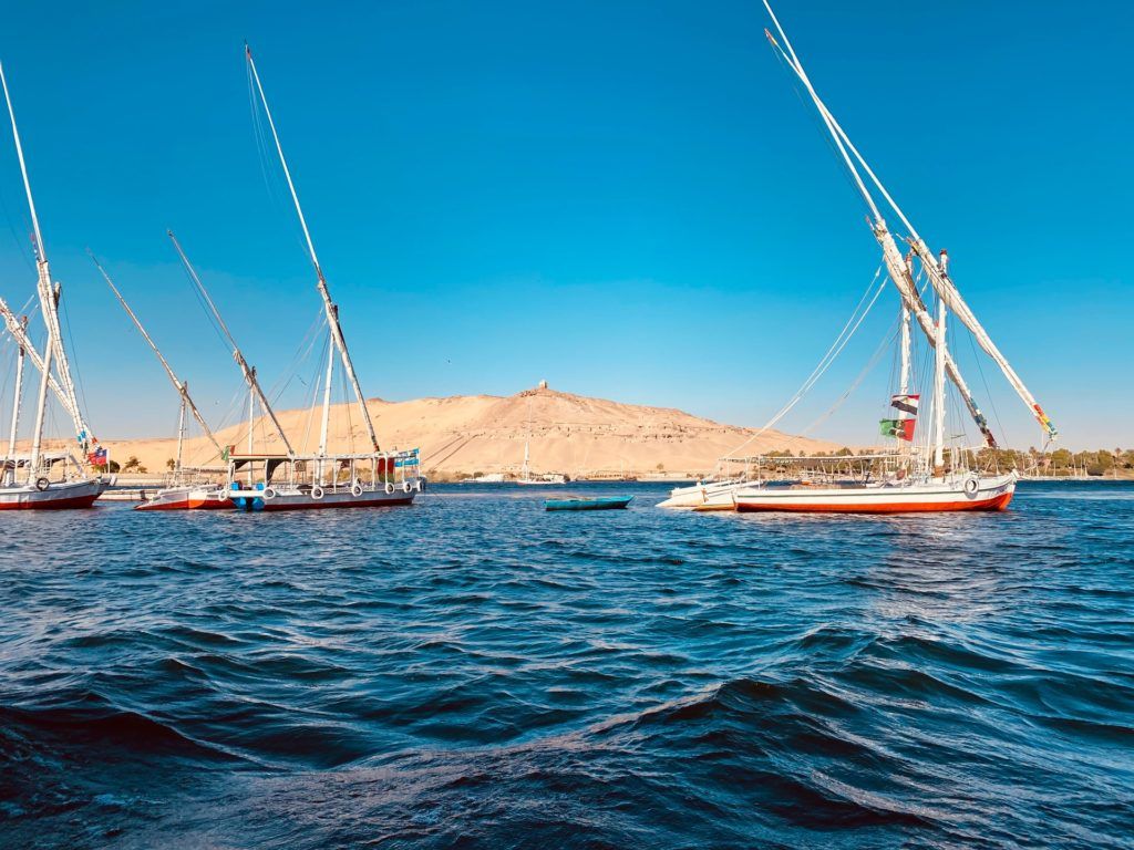 Photo of boats ao River Nile