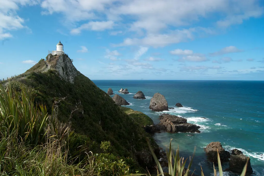 Photo of Waipapa Point Lighthouse from afar