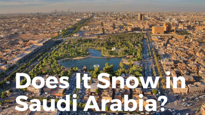 Snow in Saudi Arabia