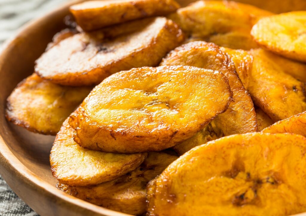 Fried Plantains - A popular snack in the Bahamas