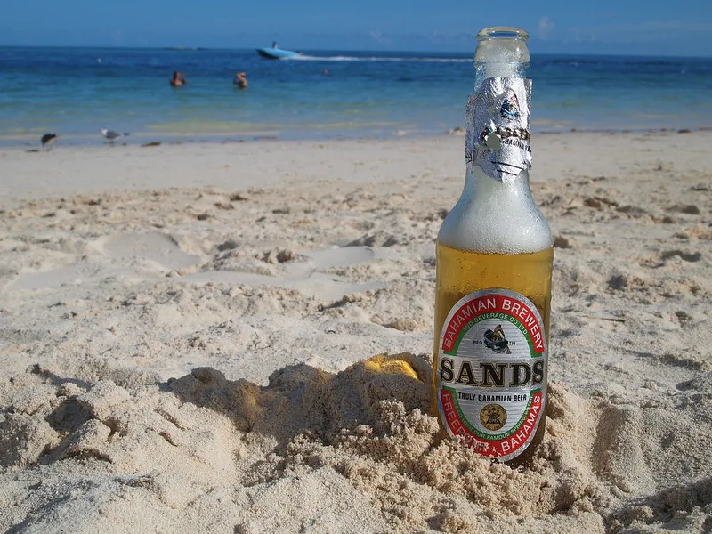 Sands Beer on Beach