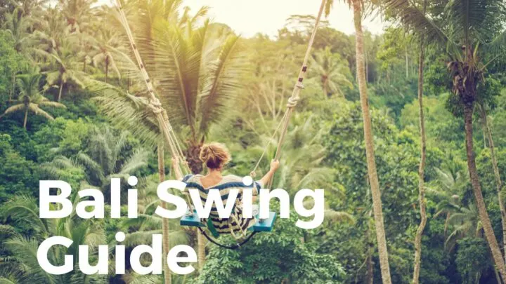 Woman on Bali Swing