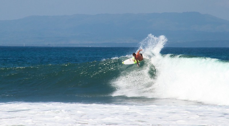 Experienced Surfer at Keramas