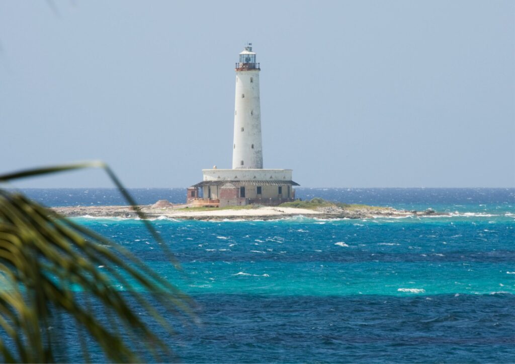 View of Lighthouse from Crooked Islands