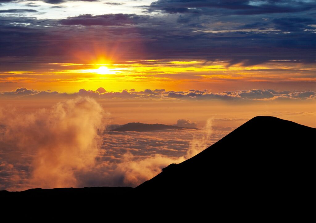 Sunset Over Haleakala