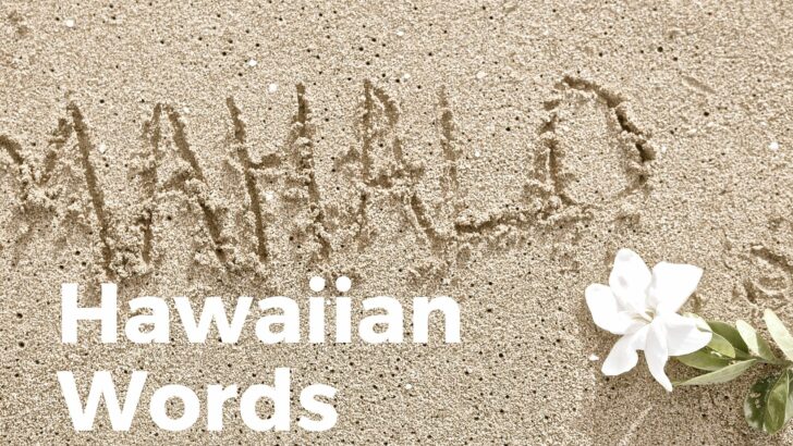 Mahalo Meaning plus other Hawaiian Words