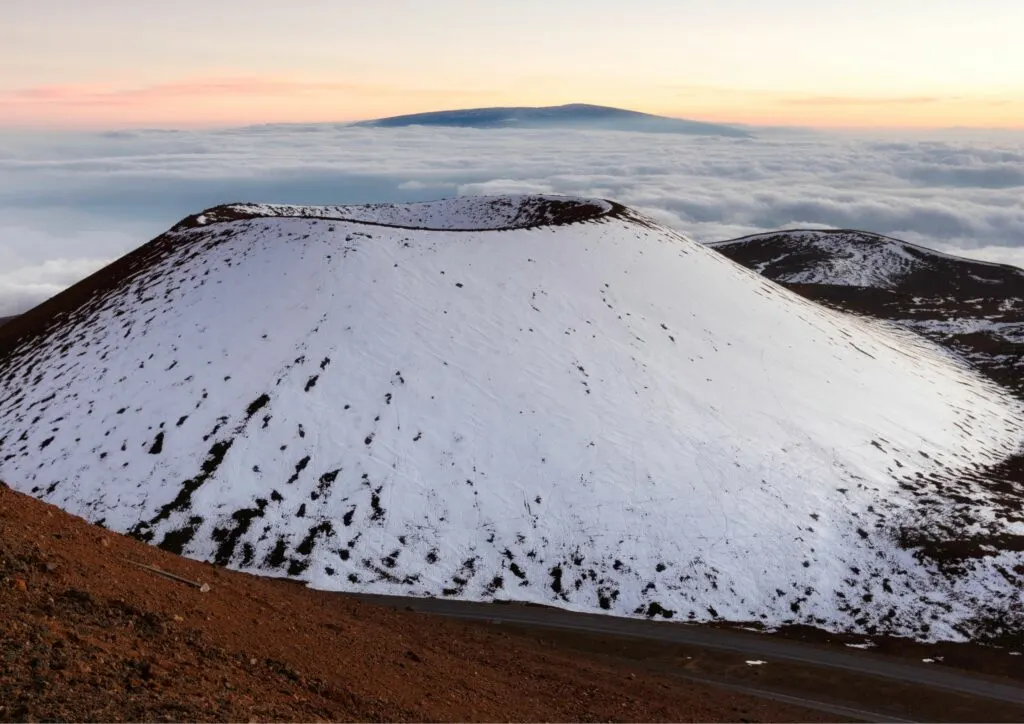 Snow Capped Mauna Kea