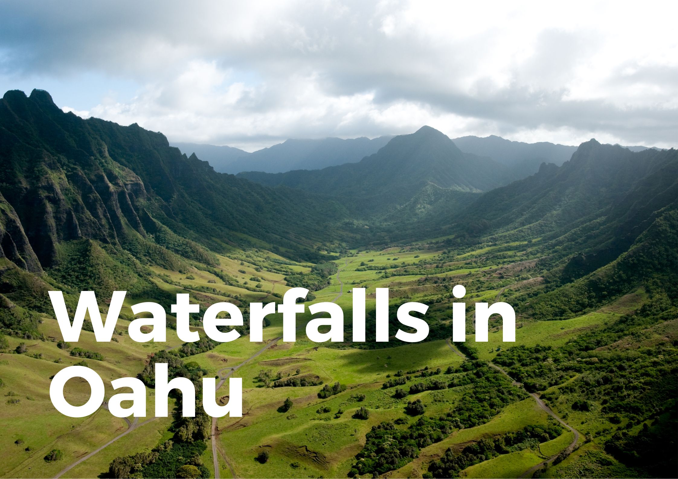 Waterfalls in Oahu