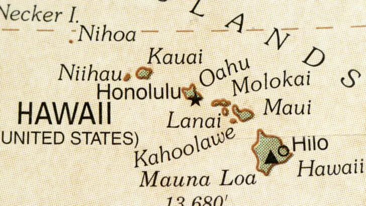 Hawaii Islands Map