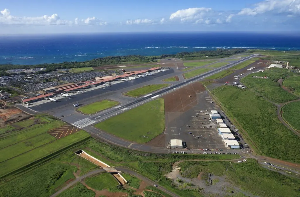 Aerial View of Kahului Airport