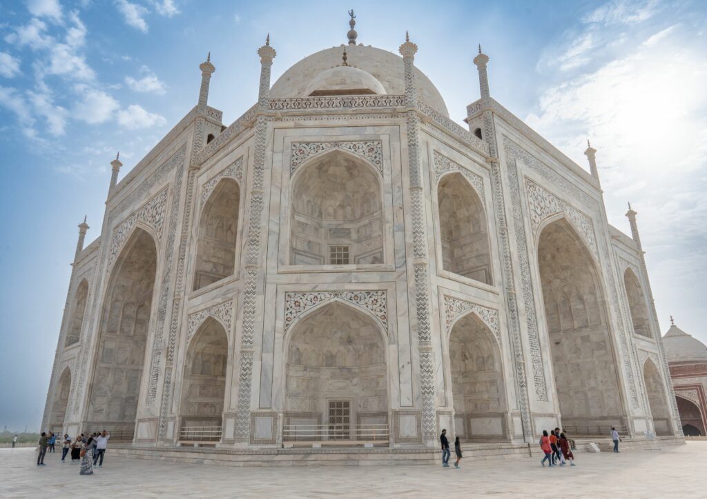 Close up View of Taj Mahal