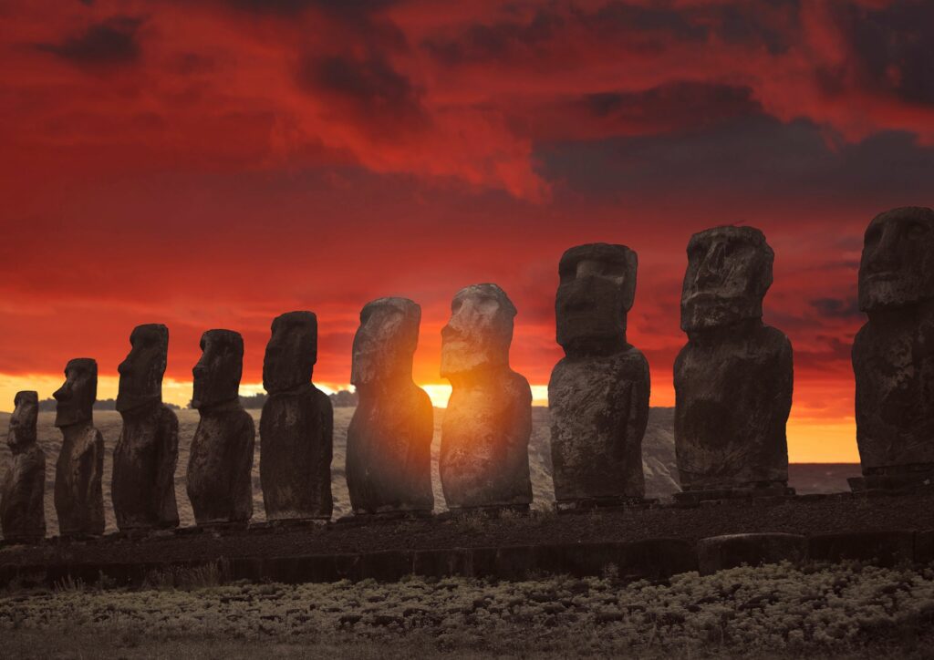Statues of Easter Islands